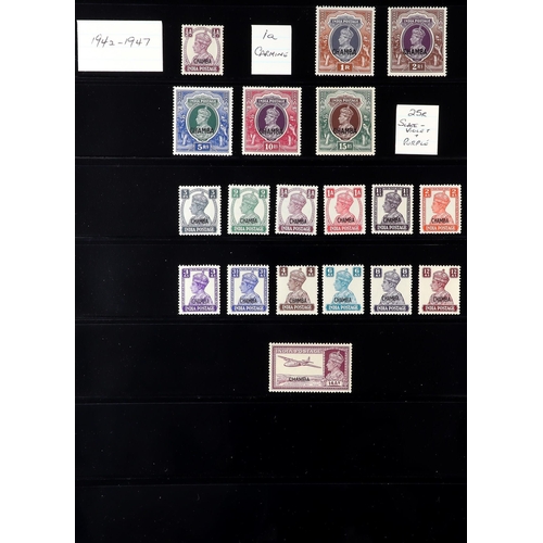 31 - 1936-1952 KING GEORGE VI COMPREHENSIVE MINT COLLECTION on stock pages, highly complete (no Feudatory... 