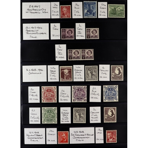 31 - 1936-1952 KING GEORGE VI COMPREHENSIVE MINT COLLECTION on stock pages, highly complete (no Feudatory... 