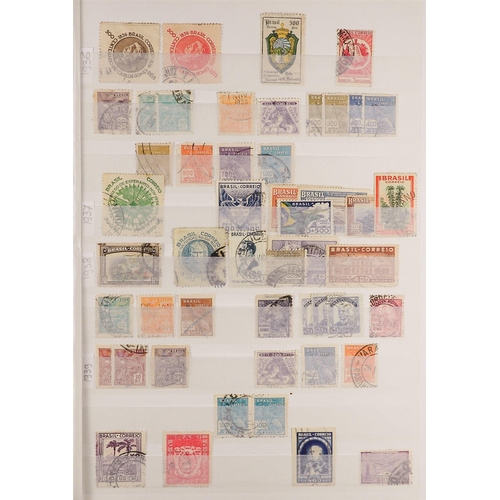 333 - BRAZIL 1849 - 2015 COLLECTION of over 1500 mint & used stamps in a stock book. Lot 333 (A) [c]