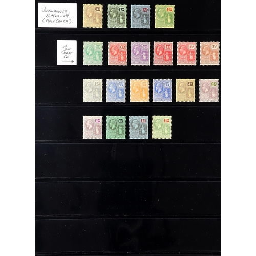 34 - BRITISH COMMONWEALTH 1860's-1935 MOSTLY MINT COLLECTION on stock pages, includes (all mint) Antigua ... 