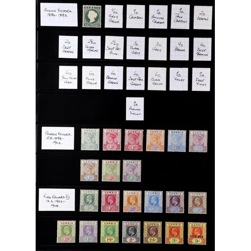 34 - BRITISH COMMONWEALTH 1860's-1935 MOSTLY MINT COLLECTION on stock pages, includes (all mint) Antigua ... 