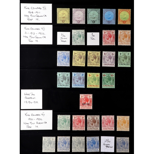 34 - BRITISH COMMONWEALTH 1860's-1935 MOSTLY MINT COLLECTION on stock pages, includes (all mint) Antigua ... 