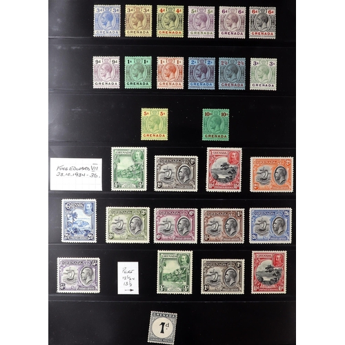 34 - BRITISH COMMONWEALTH 1860's-1935 MOSTLY MINT COLLECTION on stock pages, includes (all mint) Antigua ... 