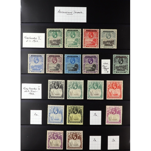 34 - BRITISH COMMONWEALTH 1860's-1935 MOSTLY MINT COLLECTION on stock pages, includes (all mint) Antigua ... 