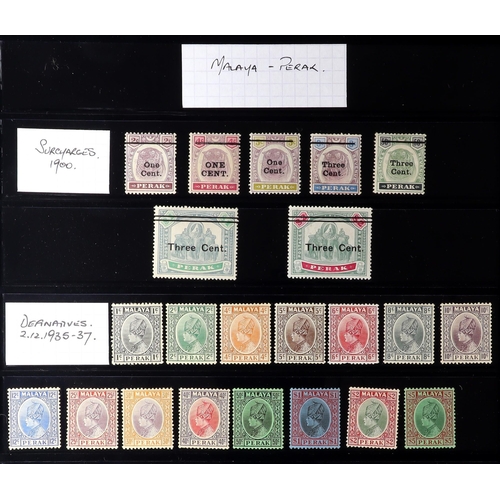 34 - BRITISH COMMONWEALTH 1860's-1935 MOSTLY MINT COLLECTION on stock pages, includes (all mint) Antigua ... 