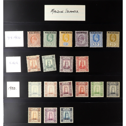 34 - BRITISH COMMONWEALTH 1860's-1935 MOSTLY MINT COLLECTION on stock pages, includes (all mint) Antigua ... 