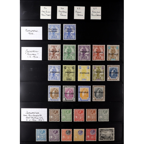 34 - BRITISH COMMONWEALTH 1860's-1935 MOSTLY MINT COLLECTION on stock pages, includes (all mint) Antigua ... 