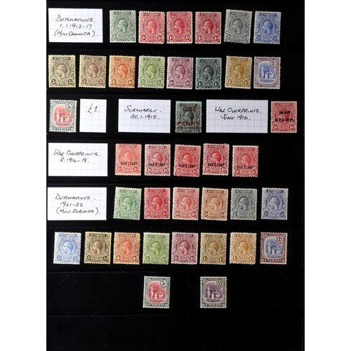 34 - BRITISH COMMONWEALTH 1860's-1935 MOSTLY MINT COLLECTION on stock pages, includes (all mint) Antigua ... 