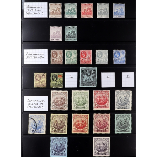 34 - BRITISH COMMONWEALTH 1860's-1935 MOSTLY MINT COLLECTION on stock pages, includes (all mint) Antigua ... 