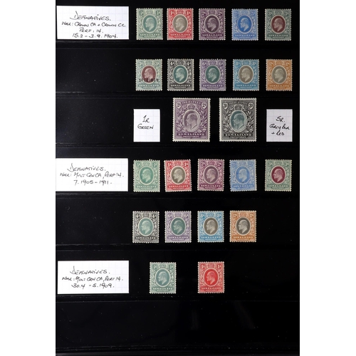 34 - BRITISH COMMONWEALTH 1860's-1935 MOSTLY MINT COLLECTION on stock pages, includes (all mint) Antigua ... 