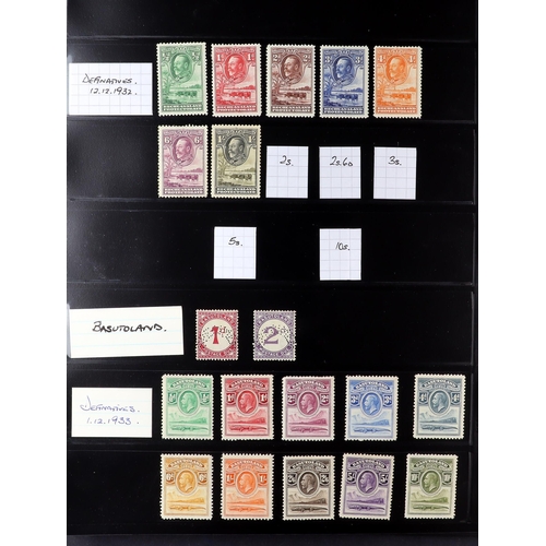 34 - BRITISH COMMONWEALTH 1860's-1935 MOSTLY MINT COLLECTION on stock pages, includes (all mint) Antigua ... 