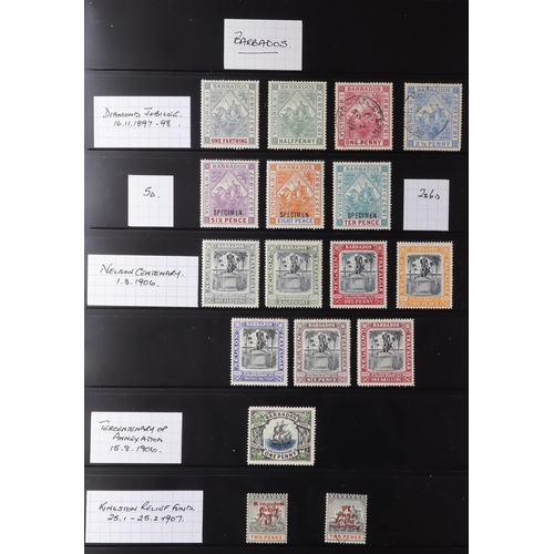 34 - BRITISH COMMONWEALTH 1860's-1935 MOSTLY MINT COLLECTION on stock pages, includes (all mint) Antigua ... 