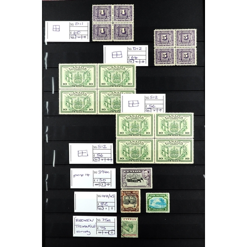 36 - COMMONWEALTH mint & used 'better' sets, higher / top values, varieties, better groups etc, from Anti... 