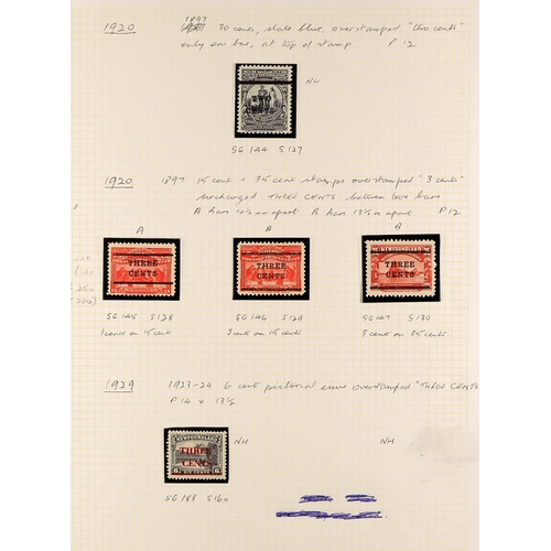 375 - CANADA - NEWFOUNDLAND 1911 - 1936 COLLECTION of chiefly never hinged mint stamps in an album (115+ s... 