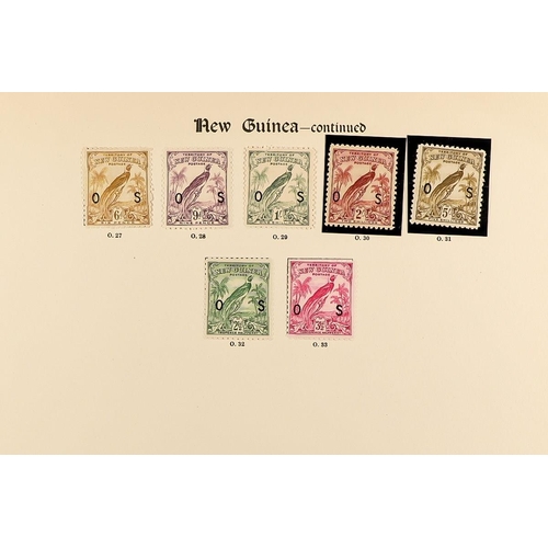 39 - BRITISH PACIFIC OLD MINT COLLECTION An attractive collection of chiefly mint stamps on 20+ well-fill... 