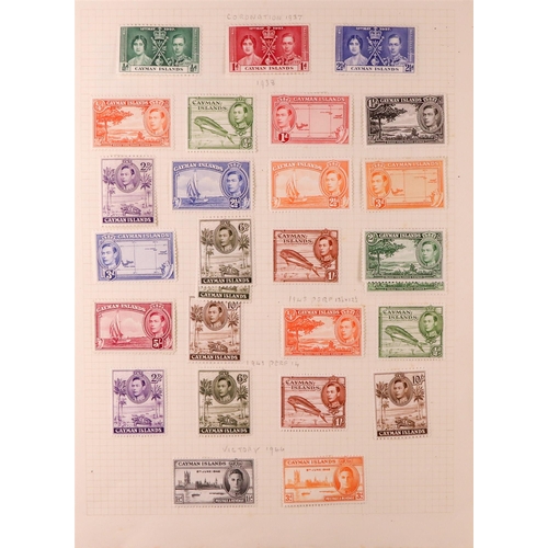 41 - COMMONWEALTH, KING GEORGE VI IN 2 ALBUMS. Fresh and attractive collection of mint stamps from Aden t... 