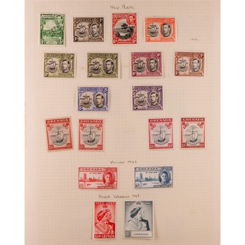 41 - COMMONWEALTH, KING GEORGE VI IN 2 ALBUMS. Fresh and attractive collection of mint stamps from Aden t... 