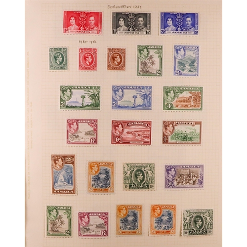 41 - COMMONWEALTH, KING GEORGE VI IN 2 ALBUMS. Fresh and attractive collection of mint stamps from Aden t... 