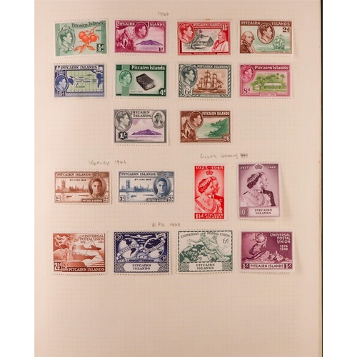 41 - COMMONWEALTH, KING GEORGE VI IN 2 ALBUMS. Fresh and attractive collection of mint stamps from Aden t... 