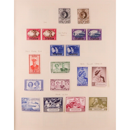 41 - COMMONWEALTH, KING GEORGE VI IN 2 ALBUMS. Fresh and attractive collection of mint stamps from Aden t... 