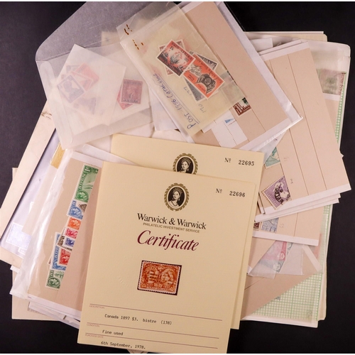 42 - COMMONWEALTH IN BOX a valuable collectors estate of chiefly mint stamps & sets in a large stock book... 