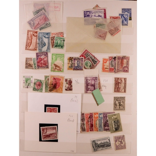 42 - COMMONWEALTH IN BOX a valuable collectors estate of chiefly mint stamps & sets in a large stock book... 