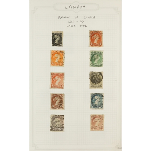 432 - CANADA 1852 - 1972 COLLECTION in a small album includes 1852-57 ½d, 3d, 6d, 7½d and 10d imperf class... 