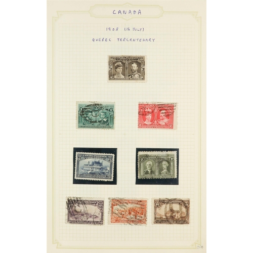 432 - CANADA 1852 - 1972 COLLECTION in a small album includes 1852-57 ½d, 3d, 6d, 7½d and 10d imperf class... 