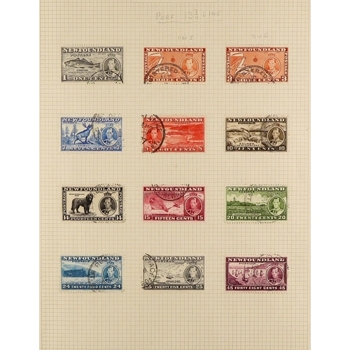 453 - CANADA 1911 - 1964 VERY FINE USED COLLECTION in album of Canada & Newfoundland, comprehensive with m... 