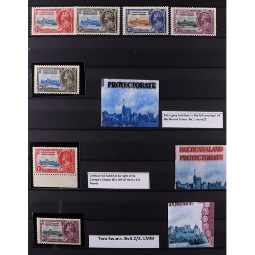 46 - 1935 SILVER JUBILEE ISSUE SPECIALIZED COLLECTION in 2 large stock books, includes mint (almost entir... 