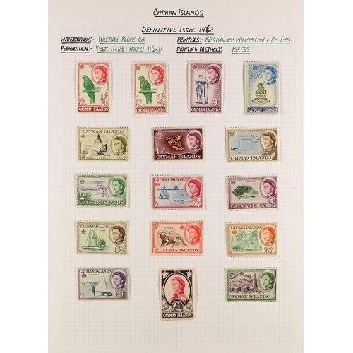 462 - CAYMAN IS. 1900 - 1973 MINT COLLECTION in album, note 1900 ½d and 1d both shades, 1902-03 set, 1905 ... 