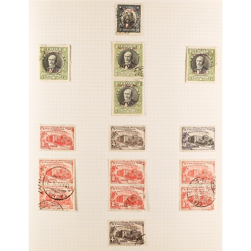 469 - CHILE 1850's - 2000's COLLECTION of mint & used in well-filled album (3000+ stamps) Lot 469 (A) [c]