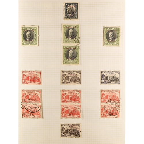 469 - CHILE 1850's - 2000's COLLECTION of mint & used in well-filled album (3000+ stamps) Lot 469 (A) [c]