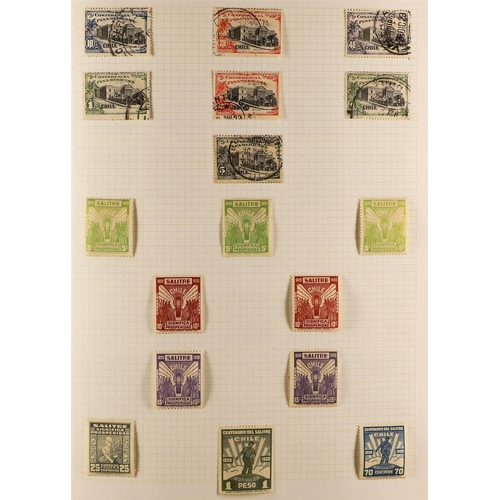 469 - CHILE 1850's - 2000's COLLECTION of mint & used in well-filled album (3000+ stamps) Lot 469 (A) [c]