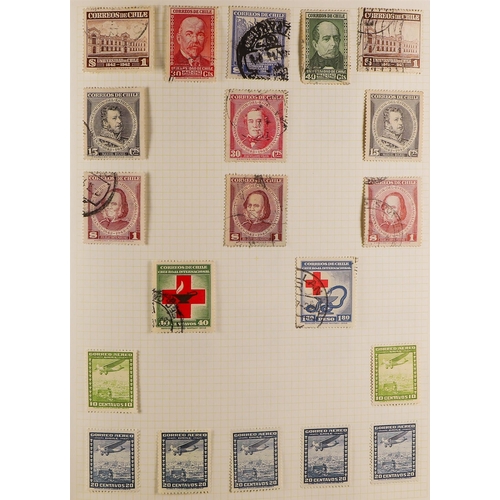 469 - CHILE 1850's - 2000's COLLECTION of mint & used in well-filled album (3000+ stamps) Lot 469 (A) [c]