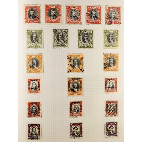 469 - CHILE 1850's - 2000's COLLECTION of mint & used in well-filled album (3000+ stamps) Lot 469 (A) [c]