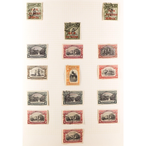 469 - CHILE 1850's - 2000's COLLECTION of mint & used in well-filled album (3000+ stamps) Lot 469 (A) [c]