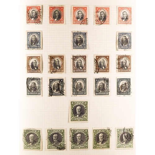 469 - CHILE 1850's - 2000's COLLECTION of mint & used in well-filled album (3000+ stamps) Lot 469 (A) [c]