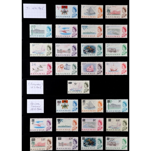 47 - BRITISH COMMONWEALTH 1953-2012 mint chiefly never hinged mint collection on stock pages, we see Aden... 