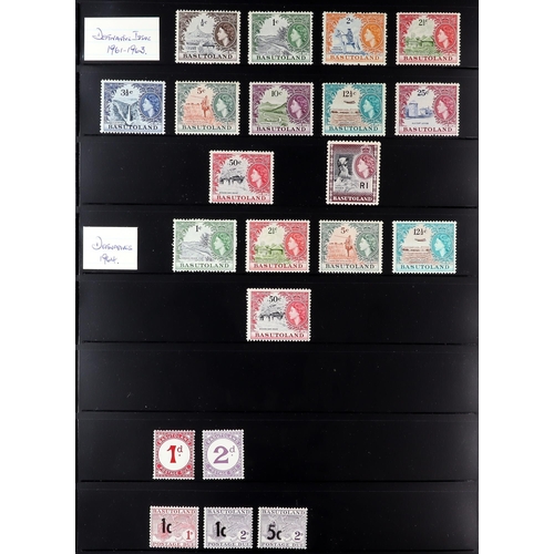 47 - BRITISH COMMONWEALTH 1953-2012 mint chiefly never hinged mint collection on stock pages, we see Aden... 