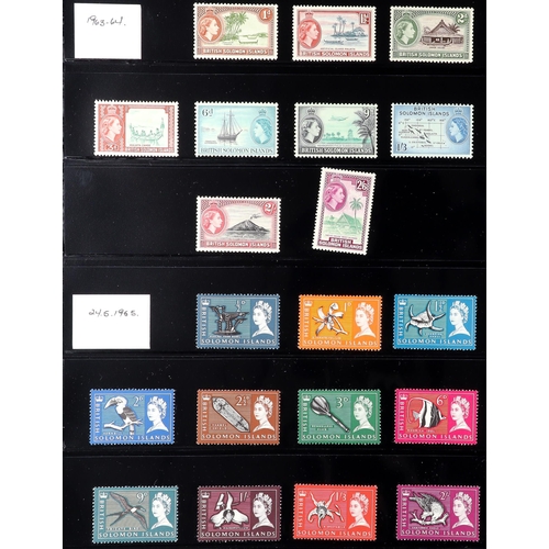 47 - BRITISH COMMONWEALTH 1953-2012 mint chiefly never hinged mint collection on stock pages, we see Aden... 