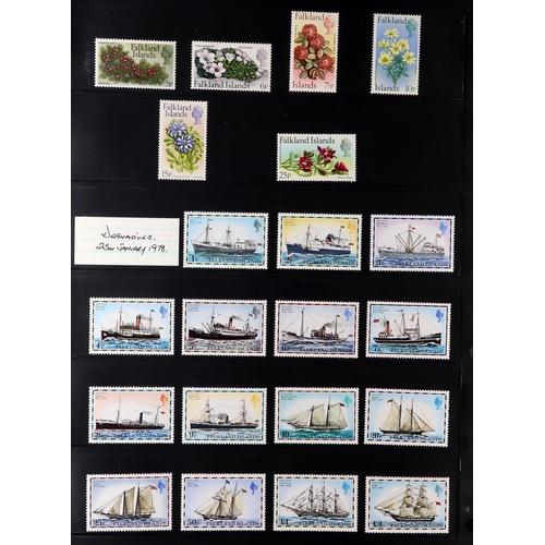 47 - BRITISH COMMONWEALTH 1953-2012 mint chiefly never hinged mint collection on stock pages, we see Aden... 