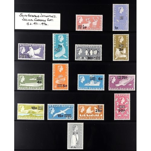 47 - BRITISH COMMONWEALTH 1953-2012 mint chiefly never hinged mint collection on stock pages, we see Aden... 