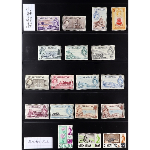 47 - BRITISH COMMONWEALTH 1953-2012 mint chiefly never hinged mint collection on stock pages, we see Aden... 