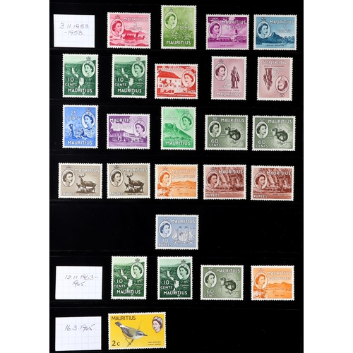 47 - BRITISH COMMONWEALTH 1953-2012 mint chiefly never hinged mint collection on stock pages, we see Aden... 