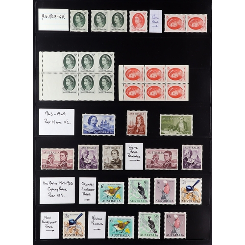 47 - BRITISH COMMONWEALTH 1953-2012 mint chiefly never hinged mint collection on stock pages, we see Aden... 