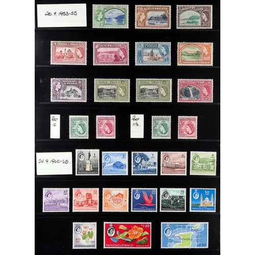 47 - BRITISH COMMONWEALTH 1953-2012 mint chiefly never hinged mint collection on stock pages, we see Aden... 