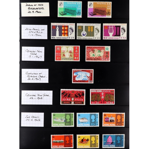 47 - BRITISH COMMONWEALTH 1953-2012 mint chiefly never hinged mint collection on stock pages, we see Aden... 