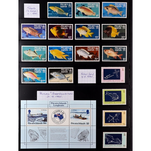 47 - BRITISH COMMONWEALTH 1953-2012 mint chiefly never hinged mint collection on stock pages, we see Aden... 