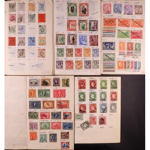 48 - OLD COLLECTOR'S ESTATE IN NINE CARTONS 1840-1960's mint & used stamps and covers, includes old album... 